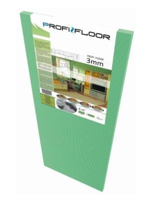 Zajcskkent altt, laminlt padlhoz, XPS 3 mm tbla Profi Floor (1,2m * 0,5m)