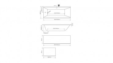 Balneo, Frdkd Jasmin, akril 160x75 cm 1032