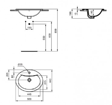 Vidima Sevaduo bepthet mosd 55cm, fehr, W502301