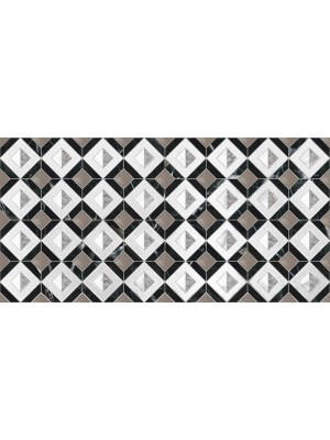 Dekorcsempe, KAI Group, Statuario Geometric White 30x60 cm 3275 I.o.