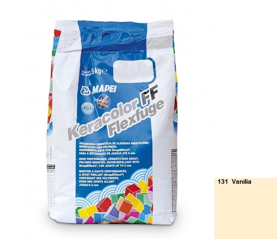 Mapei Keracolor FF Flex Fugz 6 mm-ig 131 vanlia 5 kg