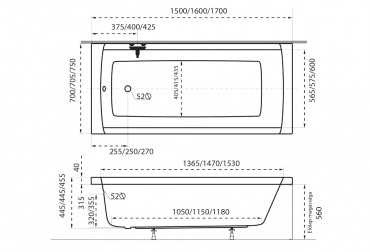 Mta Viva Kd 150x70 cm