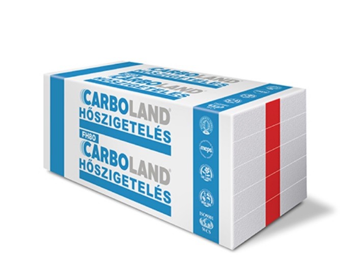 Carboland EPS FH80 (Isoland H80) Homlokzati hszigetel lemez 2 cm (15 m2/cs)