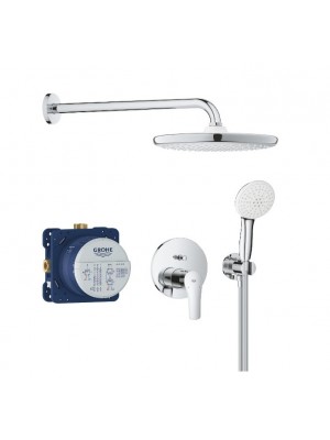 Grohe Eurosmart rejtett zuhanyszerndszer Tempesta 250 fejzuhannyal (kerek forma)