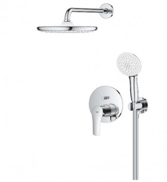 Grohe Eurosmart rejtett zuhanyszerndszer Tempesta 250 fejzuhannyal (kerek forma)